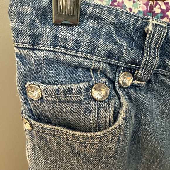 LEVIS | Girls Size 12 Cropped Denim Capri - Picture 2 of 8